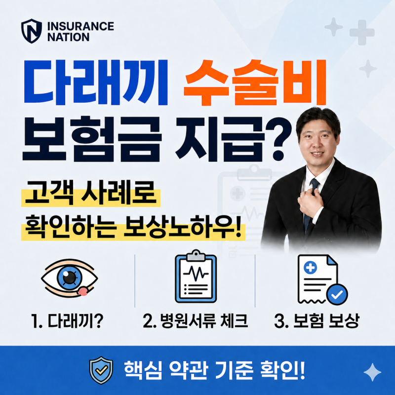 다래끼수술 수술비보험금 받는 꿀팁 이야기