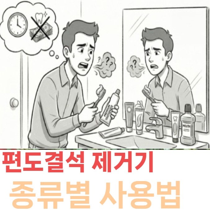 편도결석 제거기 종류별 사용법과 주의사항 '입냄새 원인부터 셀프 제거까지 총정리'