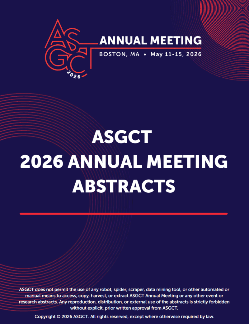 ASGCT 2026 초록 공개 : 네이버 블로그