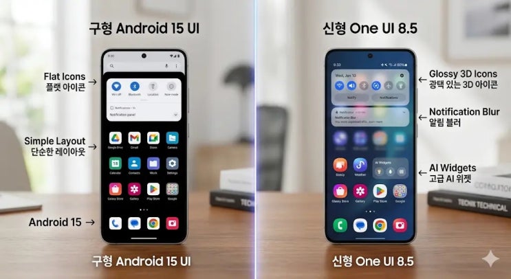  삼성 One UI 8.5 업데이트 시작! 갤럭시 S25 S24 배포 일정 및 신기능 정리