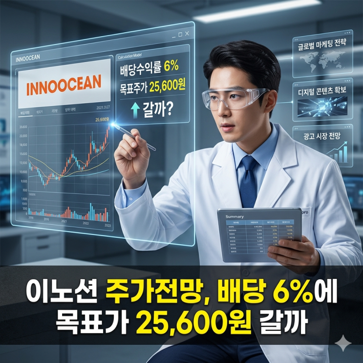  이노션 주가전망, 배당 6%에 목표가 25600원 갈까