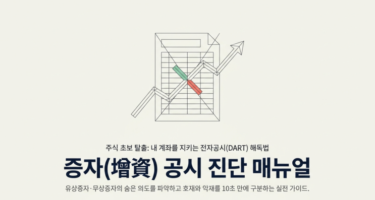  주식 초보 탈출: 유상증자 무상증자 뜻과 주가에 미치는 영향 완벽 정리 (호재 악재 구분법)