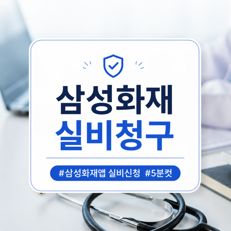 삼성화재 보험금청구방법, 삼성화재앱으로 실비보험 청구 5분컷 #실비보험서류
