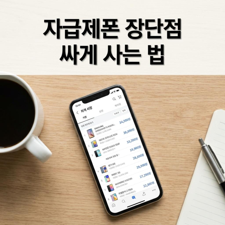  휴대폰 자급제폰 장단점 비교 대리점보다 싸게 사는 법