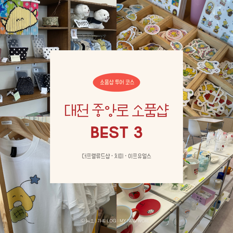 [충청/대전]대전 소품샵 추천 BEST 3｜감성 가득 중앙로 소품샵 투어 코스 정리