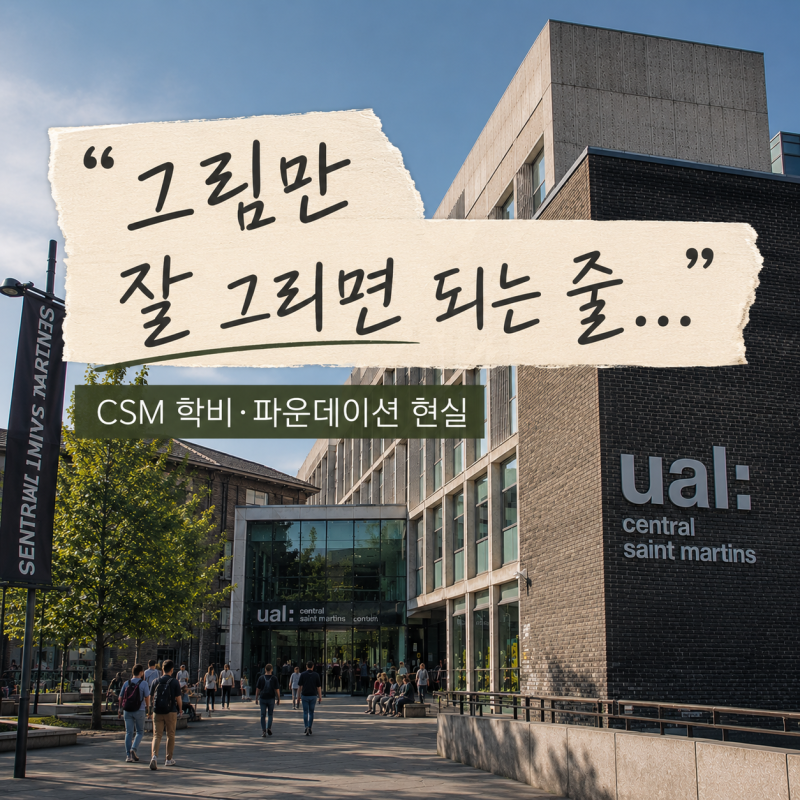 "알렉산더 맥퀸도 여기출신?" 센트럴 세인트 마틴 학비 · 파운데이션 현실 l 영국대학 미술유....