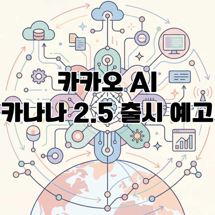  카카오 AI 카나나 2.5 공개 예고 비용 효율성 극대화 예상