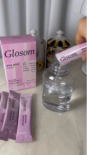 체크오 글로솜 콜라겐, 여배우 속광 콜라겐 저분자콜라겐 후기