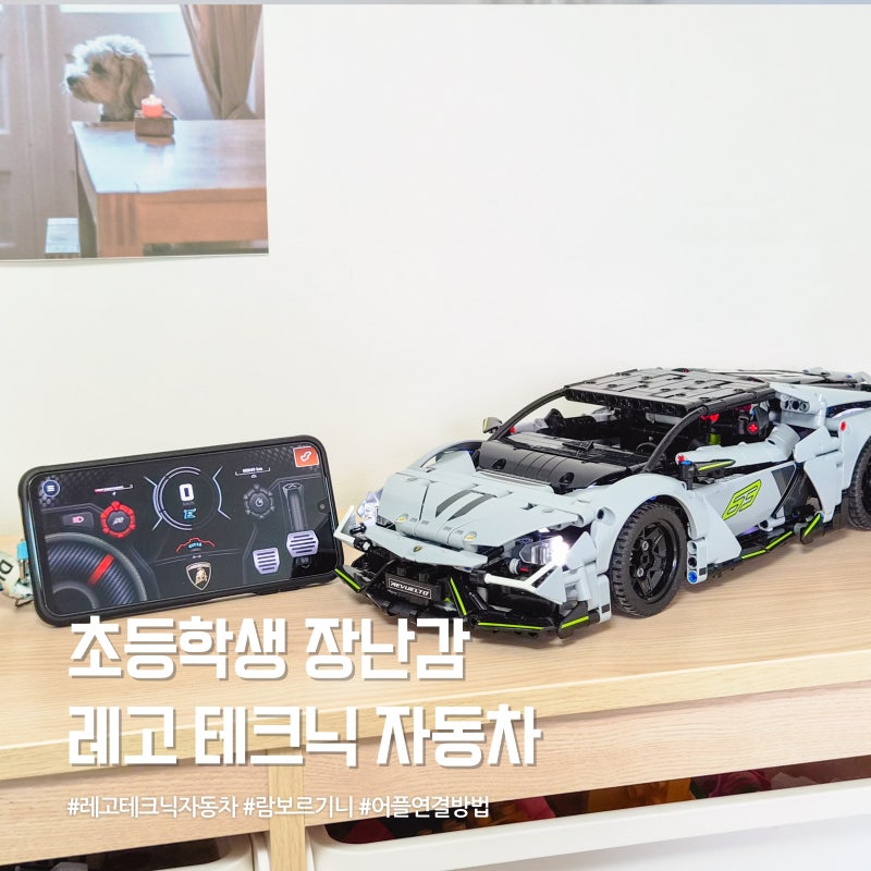 레고 테크닉 자동차, 초등학생 장난감으로 괜찮을까? 조립부터 앱 조종까지