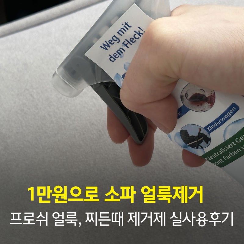 프로쉬 패브릭 클리너 소파 얼룩제거 지우는법