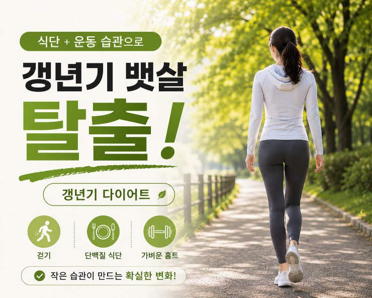 예전처럼 굶었는데 왜 살이 더 안 빠질까? 갱년기 다이어트가 진짜 무서운 이유
