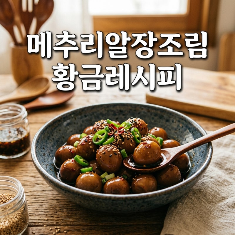 밥도둑 메추리알장조림 황금레시피 1kg 유통기한 늘리는 보관 꿀팁