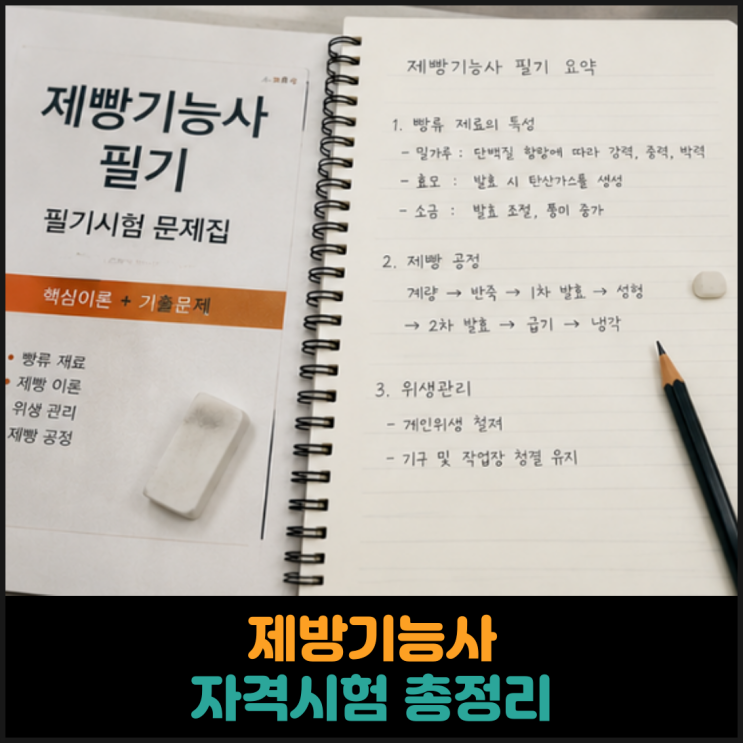  제빵기능사 자격시험 총정리