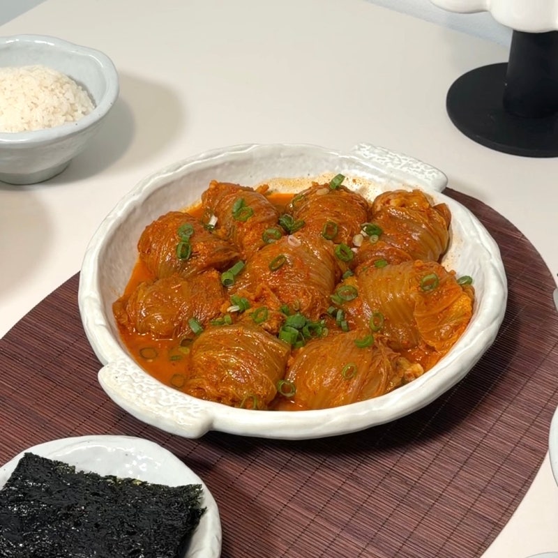 돼지고기 김치찜 레시피 밥도둑 집밥 메뉴 삼겹말이김치찜 추천