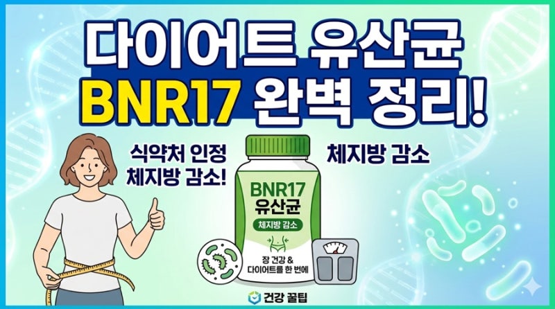 BNR17 유산균 효능, 다이어트 유산균으로 인기인 이유