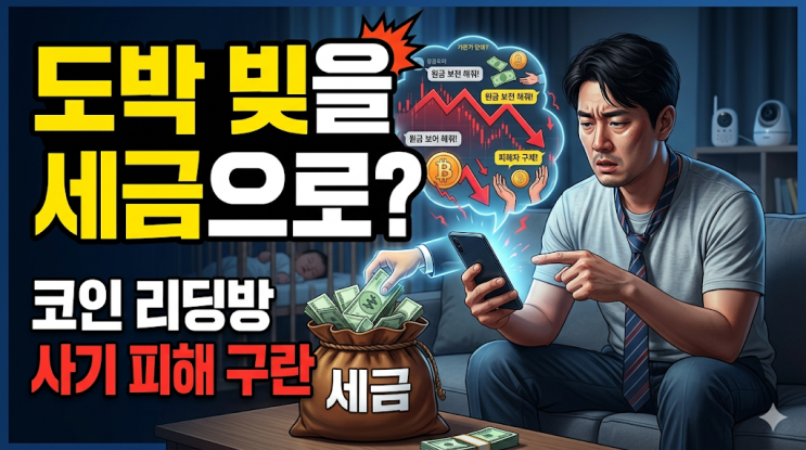 오픈채팅방 코인 사기 피해자 세금 구제 논란, 직장인 아빠의 뼈때리는 현실 생각