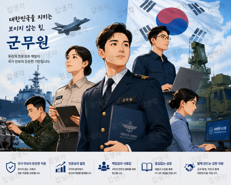 군무원 준비생 필독! 연봉, 복지 등 직군별 상세 업무 소개