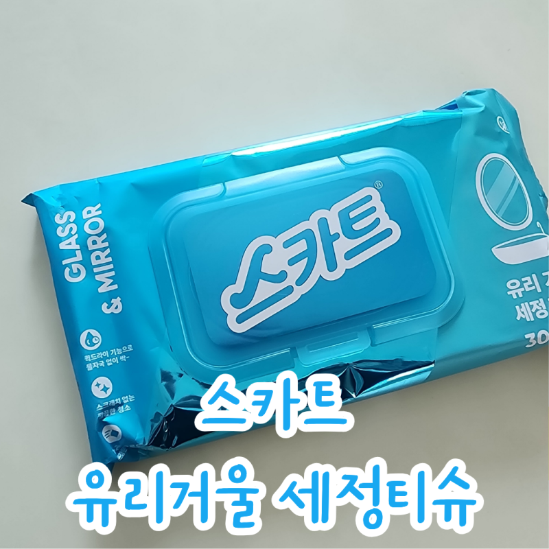 스카트 유리거울 세정티슈 청소 유리 청소 도구 노브랜드 비교