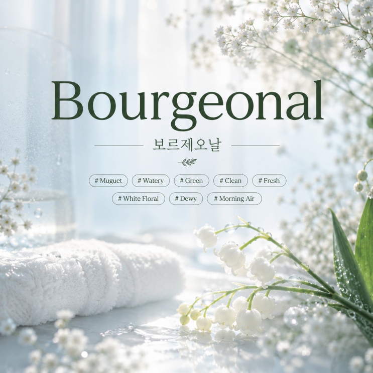 Bourgeonal 물기 어린 새벽 공기 같은 은방울꽃 향료