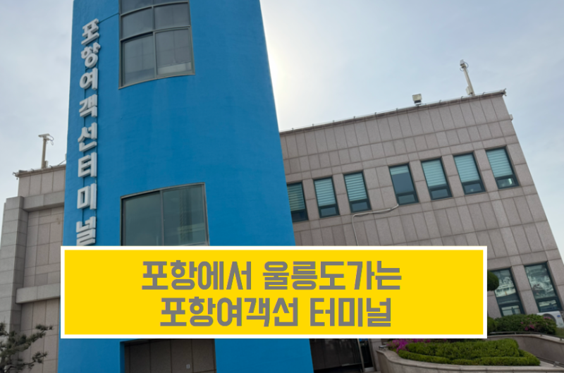 포항에서 울릉도 가는 포항여객선터미널 주차장 엘도라도 비즈니스석 탑승 후기