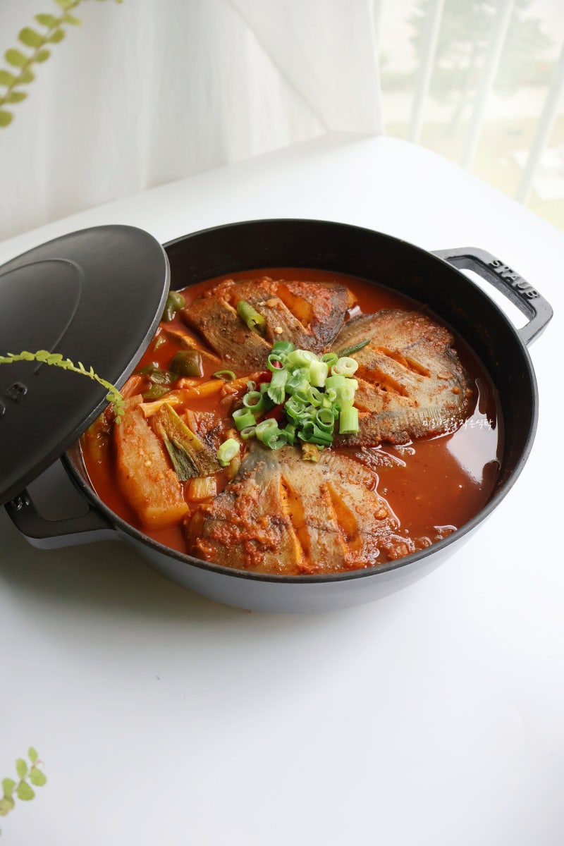 맛깔난 가자미조림 황금 레시피 양념장 가자미무조림 생선조림