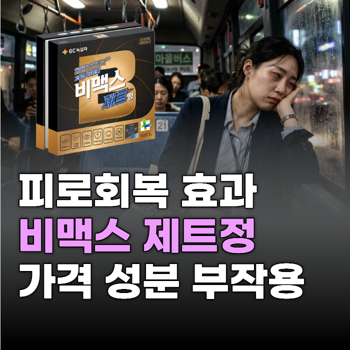 비맥스 제트정 가격 피로회복 효과 성분 복용법 알아보자