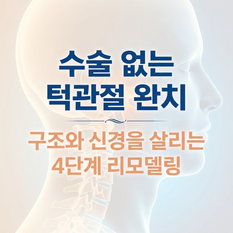  턱관절 완치, 스플린트 보톡스 타이레놀 한계 극복하는 4단계 추나 교정 리모델링