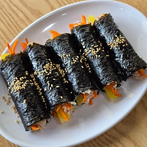 실패없는 참치마요 꼬마김밥! 밥 없는 다이어트 버전까지! 최소재료로 돌돌말기 ㅎㅎ
