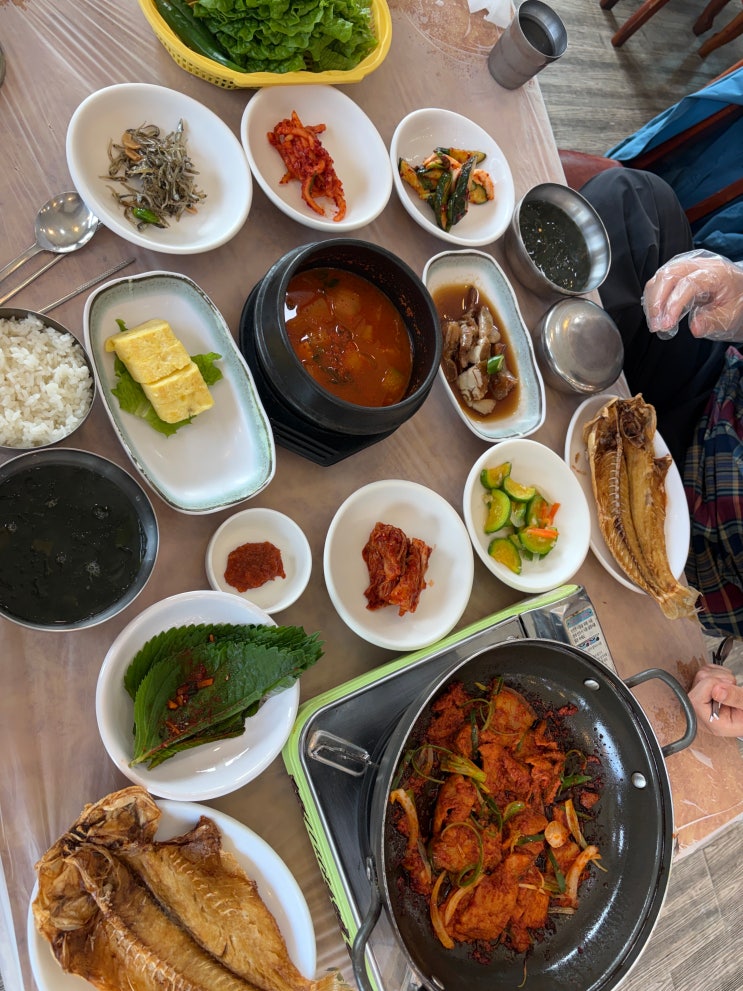  서귀포아침식사 미도식당:) 제주옥돔구이정식 즐기기