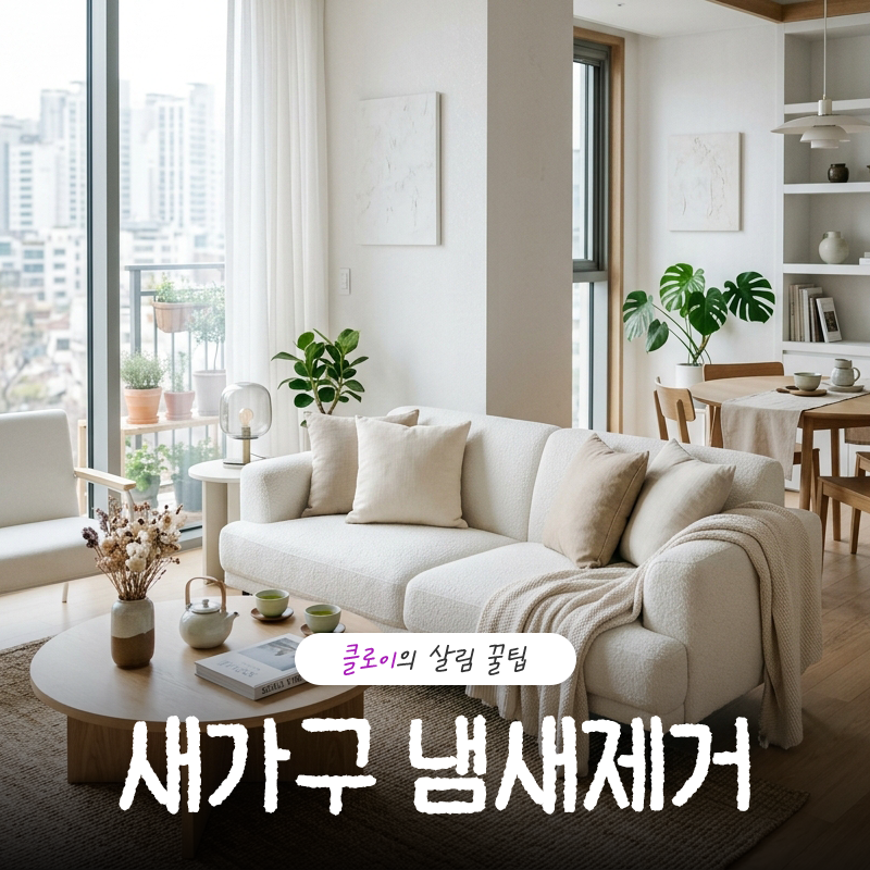 새가구냄새제거 베이킹소다 및 보일러 베이크아웃 활용법