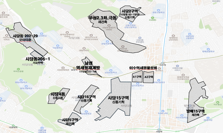 [임장 사전 스터디] 서울 동작구 사당 16구역  :: 매물 품귀 현상이 가져오는 프리미엄 상승의 폭발력