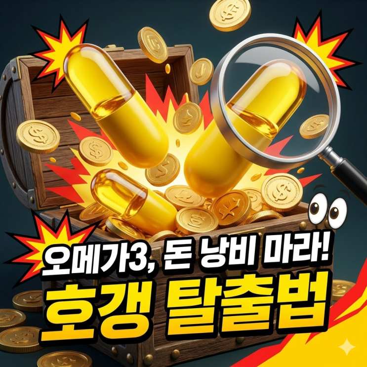  오메가3 제품 고르는법 핵심 5가지 | 비싸게 산 제품 흡수율 30%?