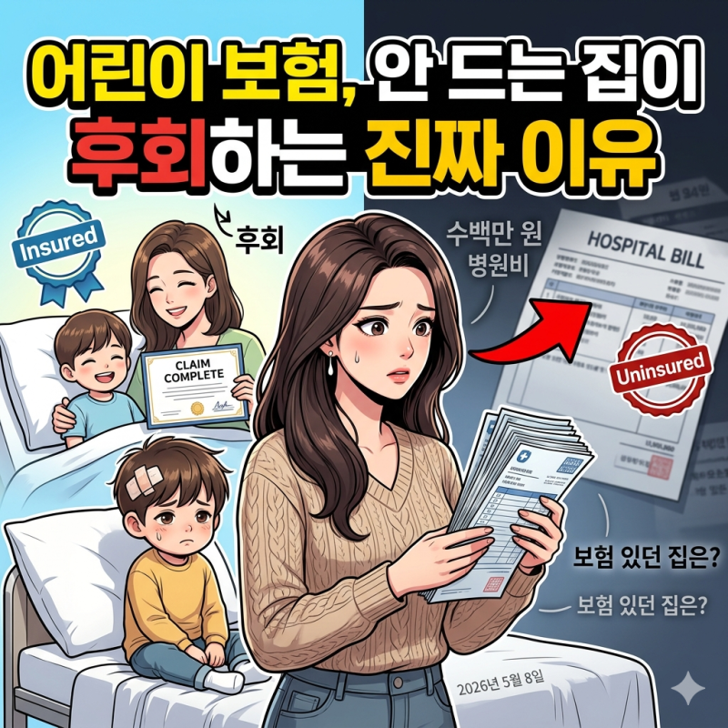 어린이 보험, 안 드는 집이 후회하는 진짜 이유