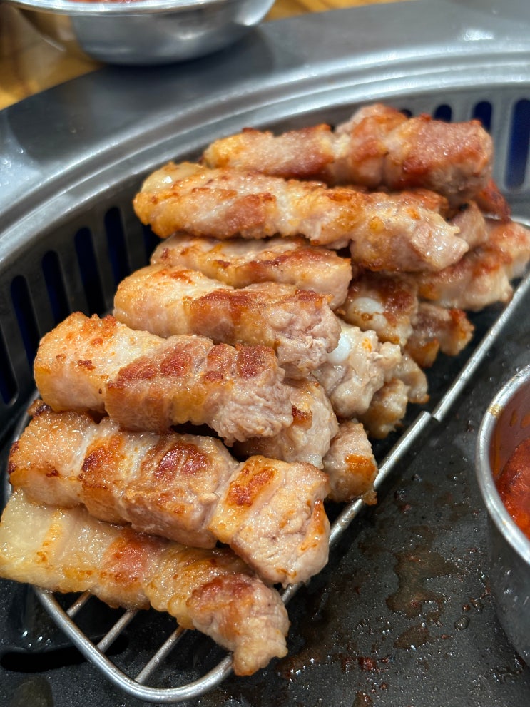  포항 양덕 맛집 고기집 삼겹살 추천 맛찬들왕소금구이 포항 양덕점