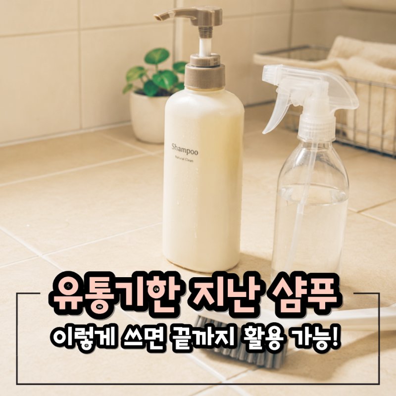 유통기한 지난 샴푸 '이렇게' 쓰면 끝까지 활용 가능!