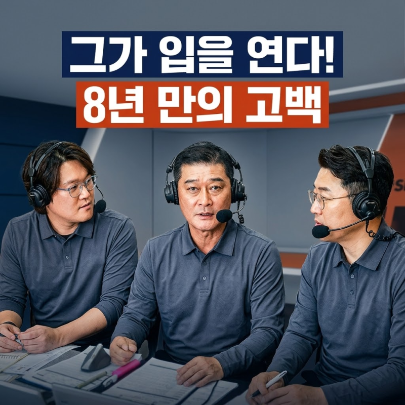 "최강야구 후회한다"…이종범 해설 복귀, 8년 만의 파장