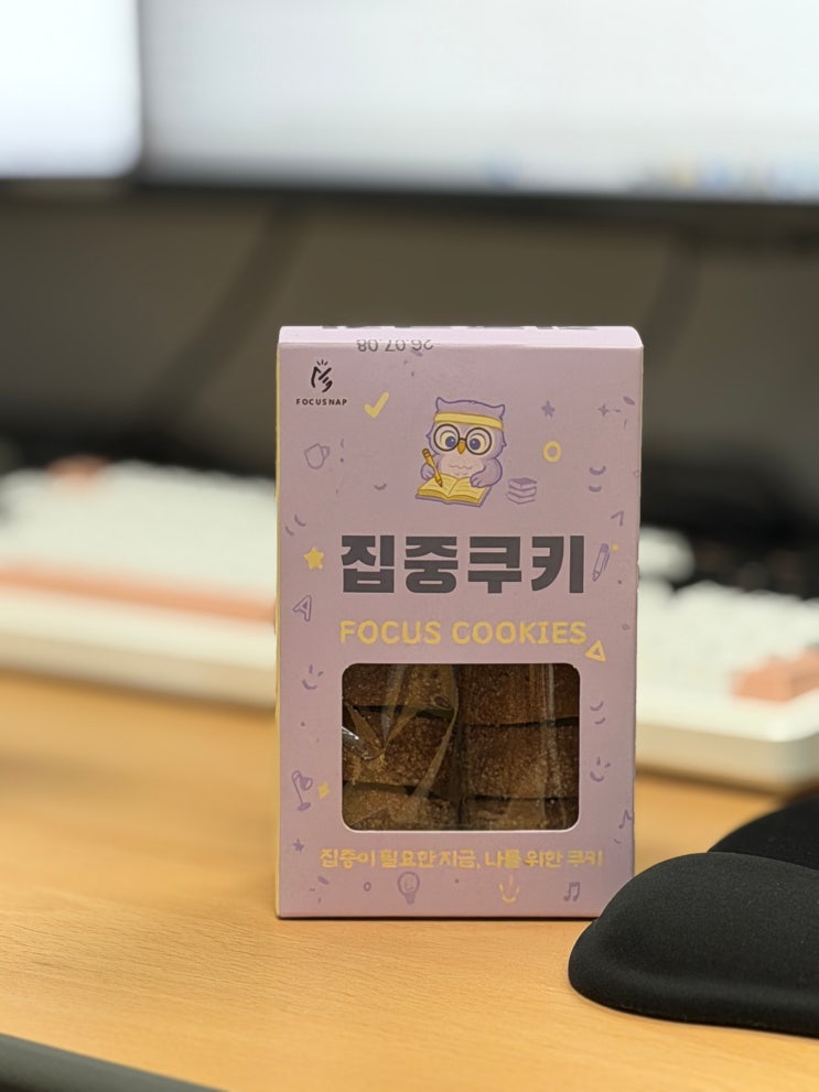  집중쿠키 후기 공부템 추천 할 일 끝내고 2시간 먼저 쉼
