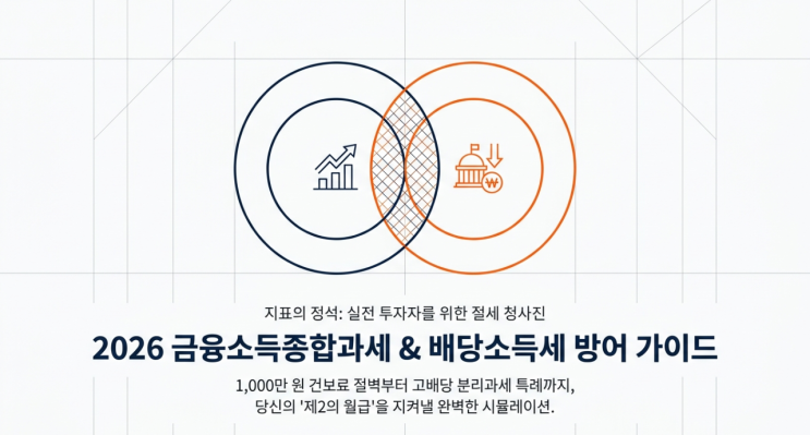  2026년 금융소득종합과세 기준 및 배당소득세 절세 방법 백과사전 완벽 가이드