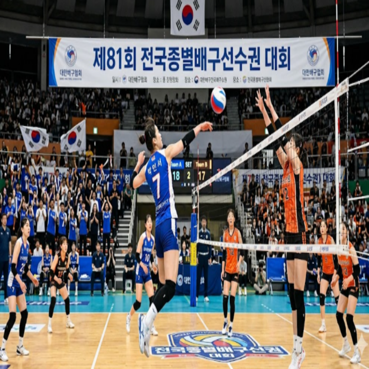 제81회 전국종별배구선수권대회 종료!! 국내 배구 대회 중 가장 깊은 역사와 규모를 자랑하는 대회!! 총 104개팀 1500명의 배구선수들이 참여했던 배구인의 잔치였다!!