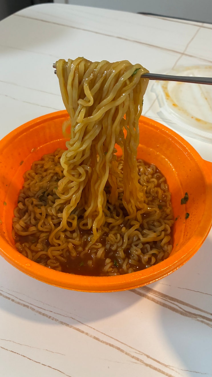  불 없이 요리해서 우리 아이에게 안심, 화상 위험 제로 오렌지 라면용기 활용기
