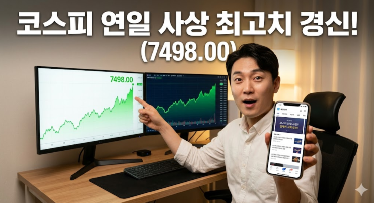  코스피 최고치 행진 속 서학개미 미장 투자, 2026년 5월 M7 실적이 만든 반전