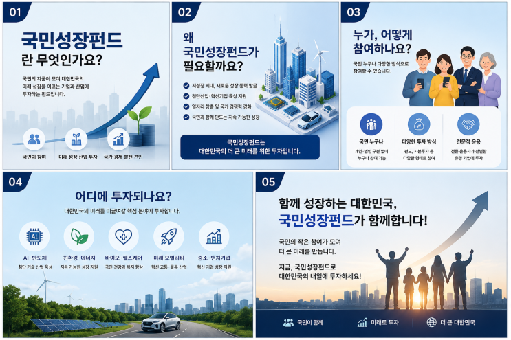 국민성장펀드 출시일 가입조건 총정리! 관련주·소득공제·가입방법·운용사·ISA까지 한눈에