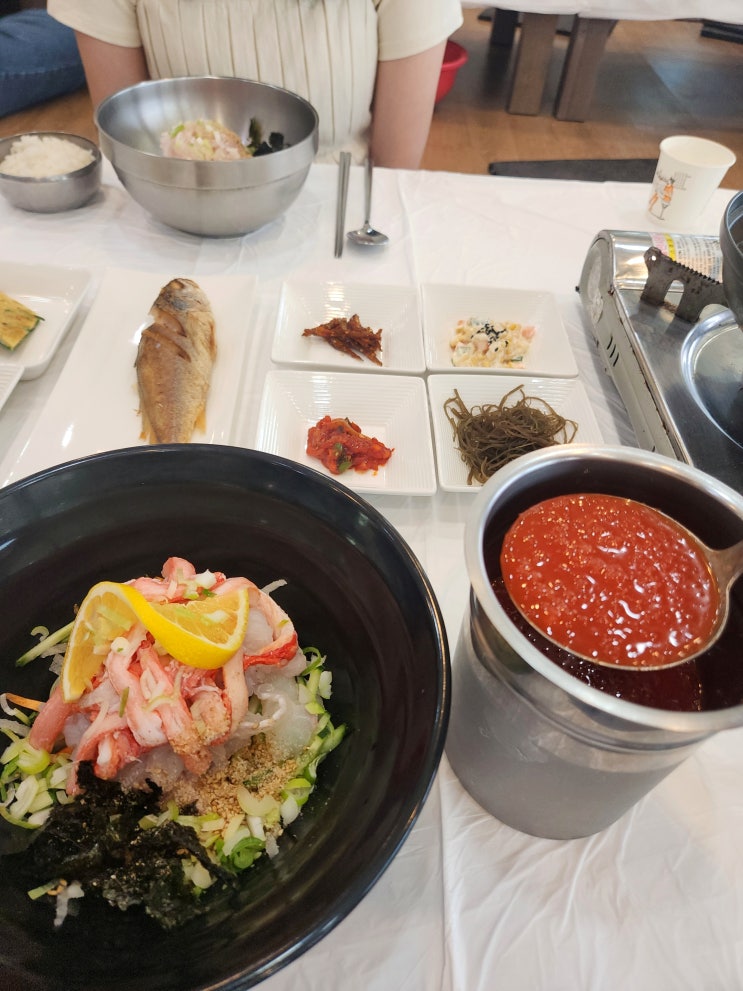  영덕 물회 맛집 압도적인 한바다수산
