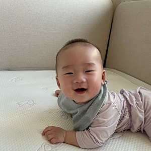 엄마취향 한가득, 아기침대 끝판조합. 일룸 쿠시노, 엘라비아 S6 퀸사이즈, 이몽 듀라론 아기....