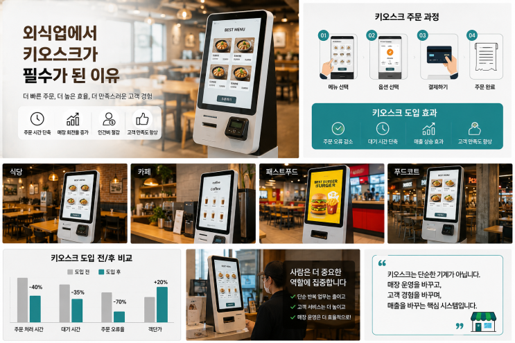  [업종별_외식업] 외식업에서 키오스크가 필수가 된 이유!