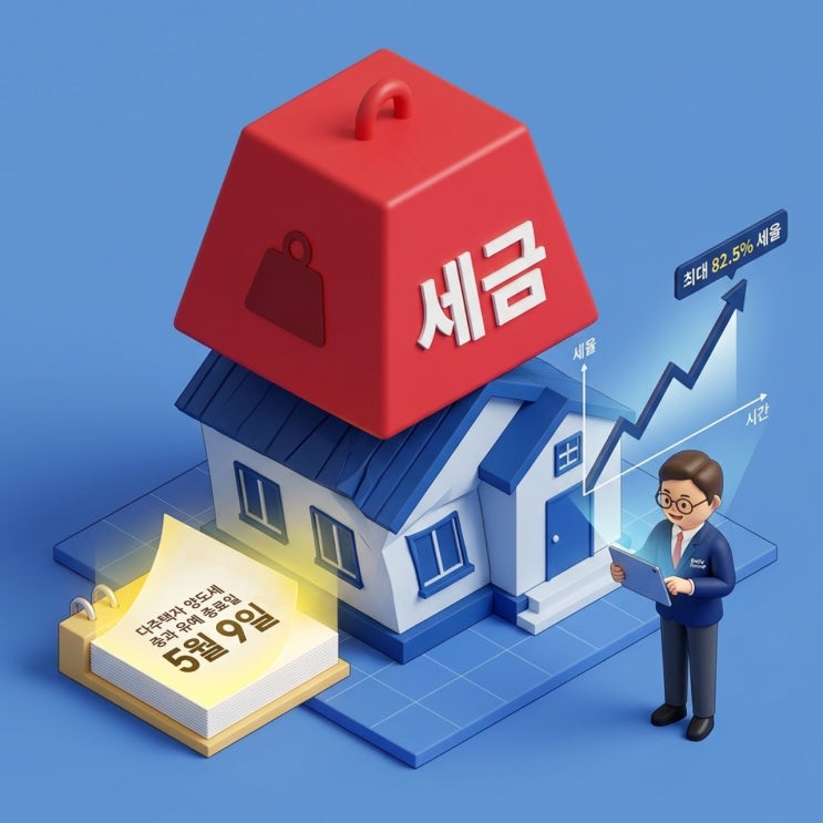  오늘 종료 다주택자 양도세 중과 유예, 내일부터 최대 82.5% 세금 폭탄 터지나?