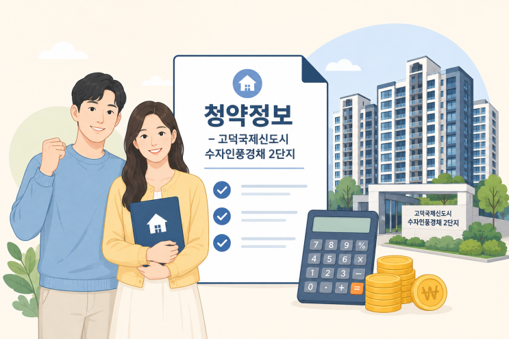   고덕국제신도시 수자인풍경채 2단지 청약 완벽 가이드 | 2026년 5월