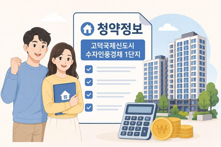  [2026 청약] 고덕국제신도시 수자인풍경채 1단지 완벽 정리 | 분양가·일정·특별공급 총정리