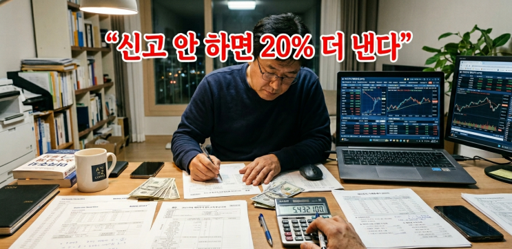  해외 주식 양도세 신고 안 하면 20% 더 낸다
