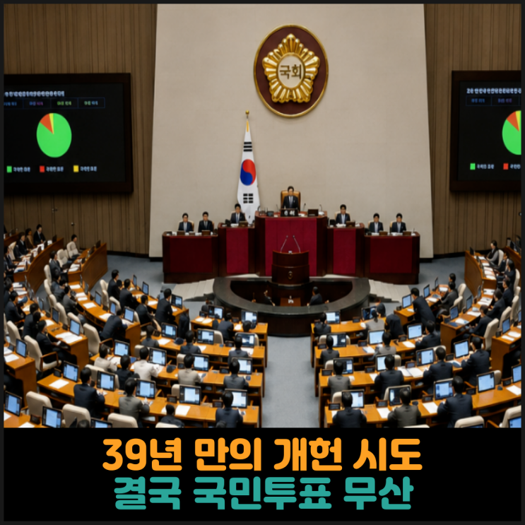  39년만의 개헌 시도, 결국 국민투표 무산